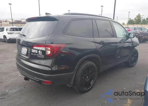 2022 Honda Pilot Awd Black Edition из США, поврежденный, VIN 5FNYF6H79NB025753